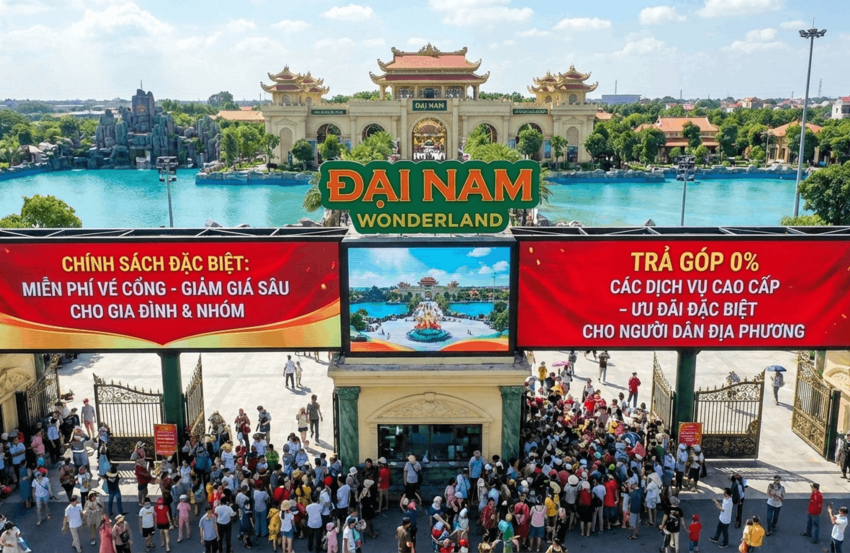 Khu du lịch Đại Nam gây chú ý với loạt chính sách đặc biệt