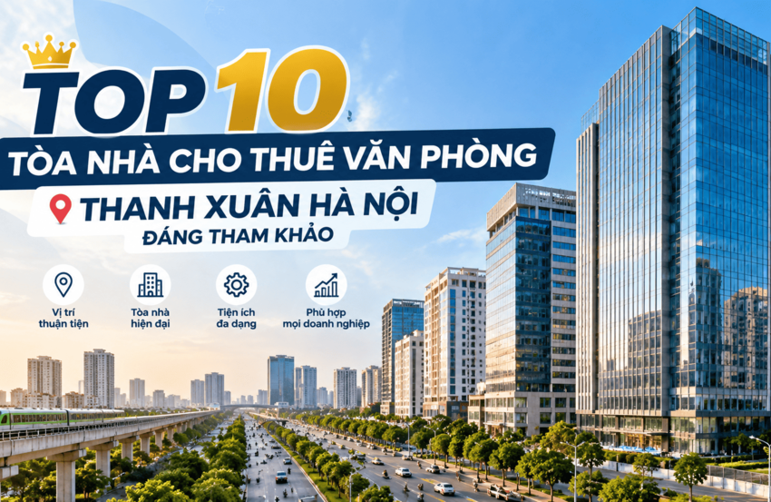 Top 10 Tòa Nhà Cho Thuê Văn Phòng Thanh Xuân Hà Nội Đáng Tham Khảo