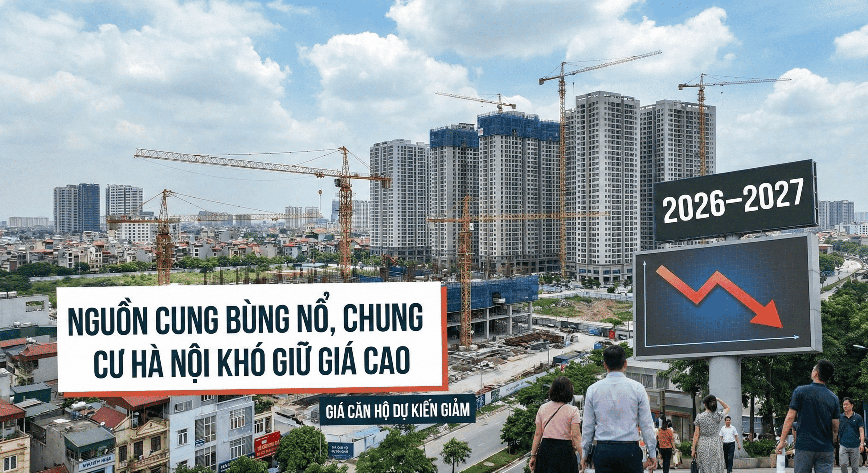 Người mua thận trọng trước diễn biến giá chung cư Hà Nội
