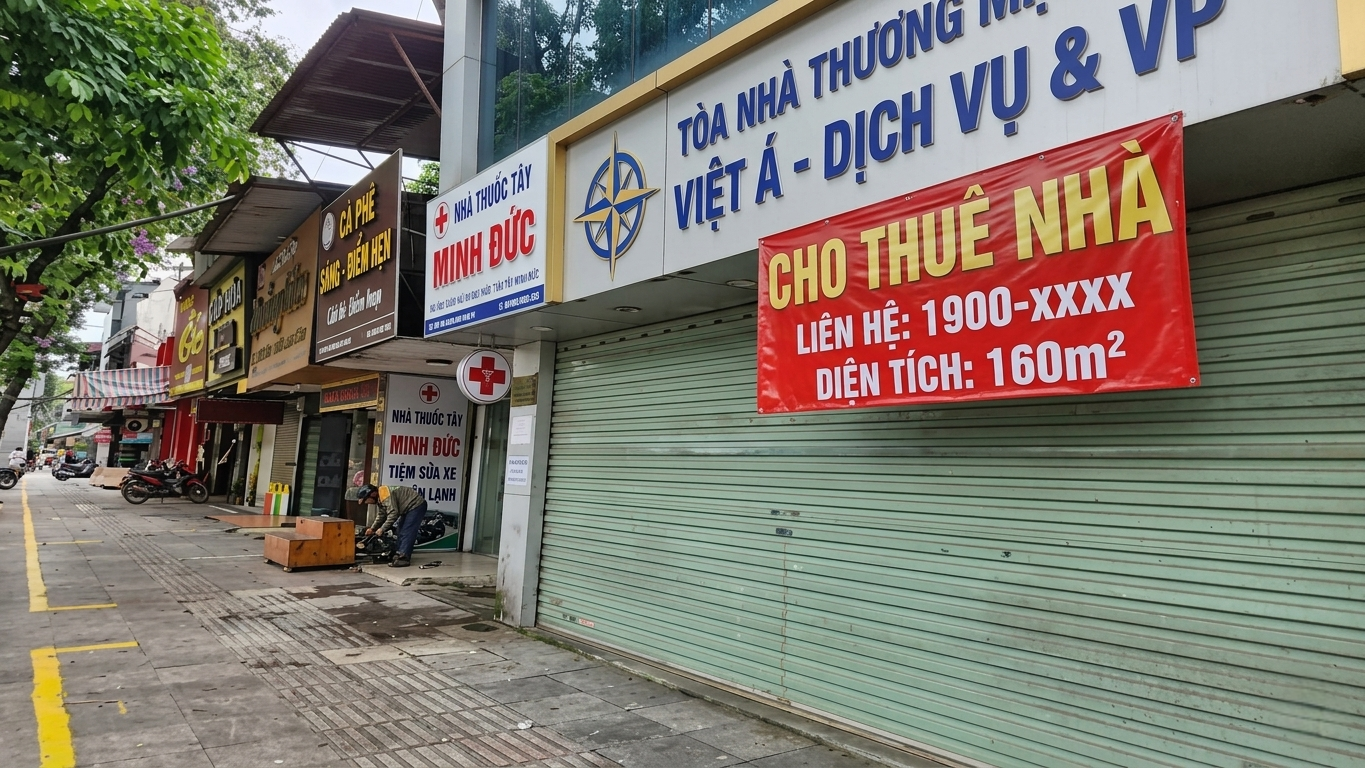 phố Kim Mã ế ẩm do metro thi công kéo dài