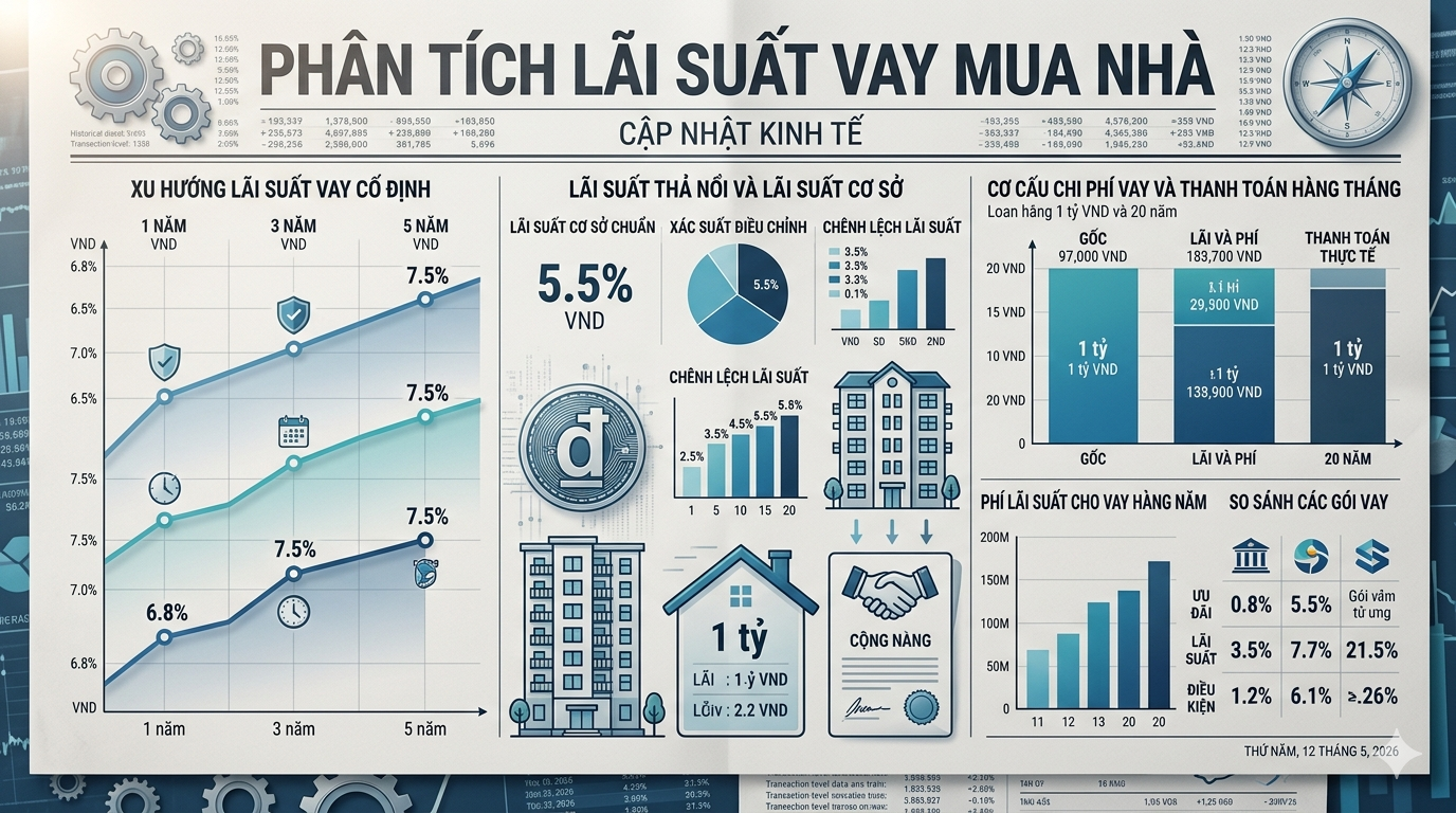Thông tin gói vay mua nhà lãi suất thấp dành cho người trẻ